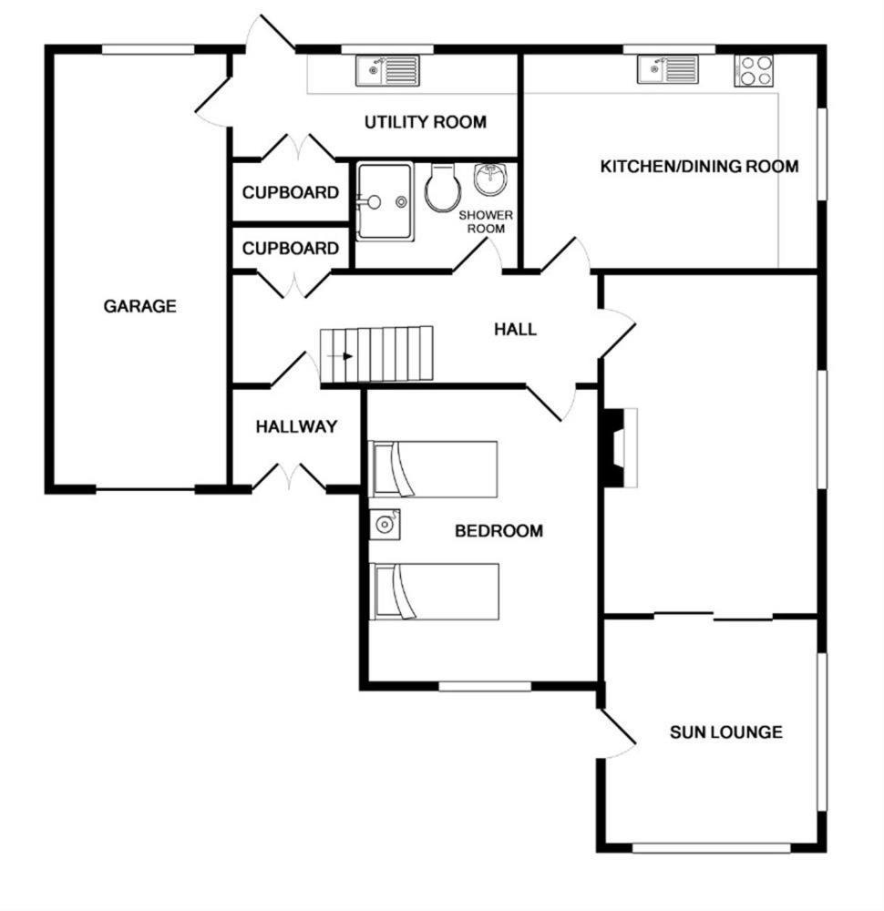Calluna Cottage Rockcliffe  ภายนอก รูปภาพ